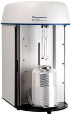 Gas adsorption analyser SSA and porosity
